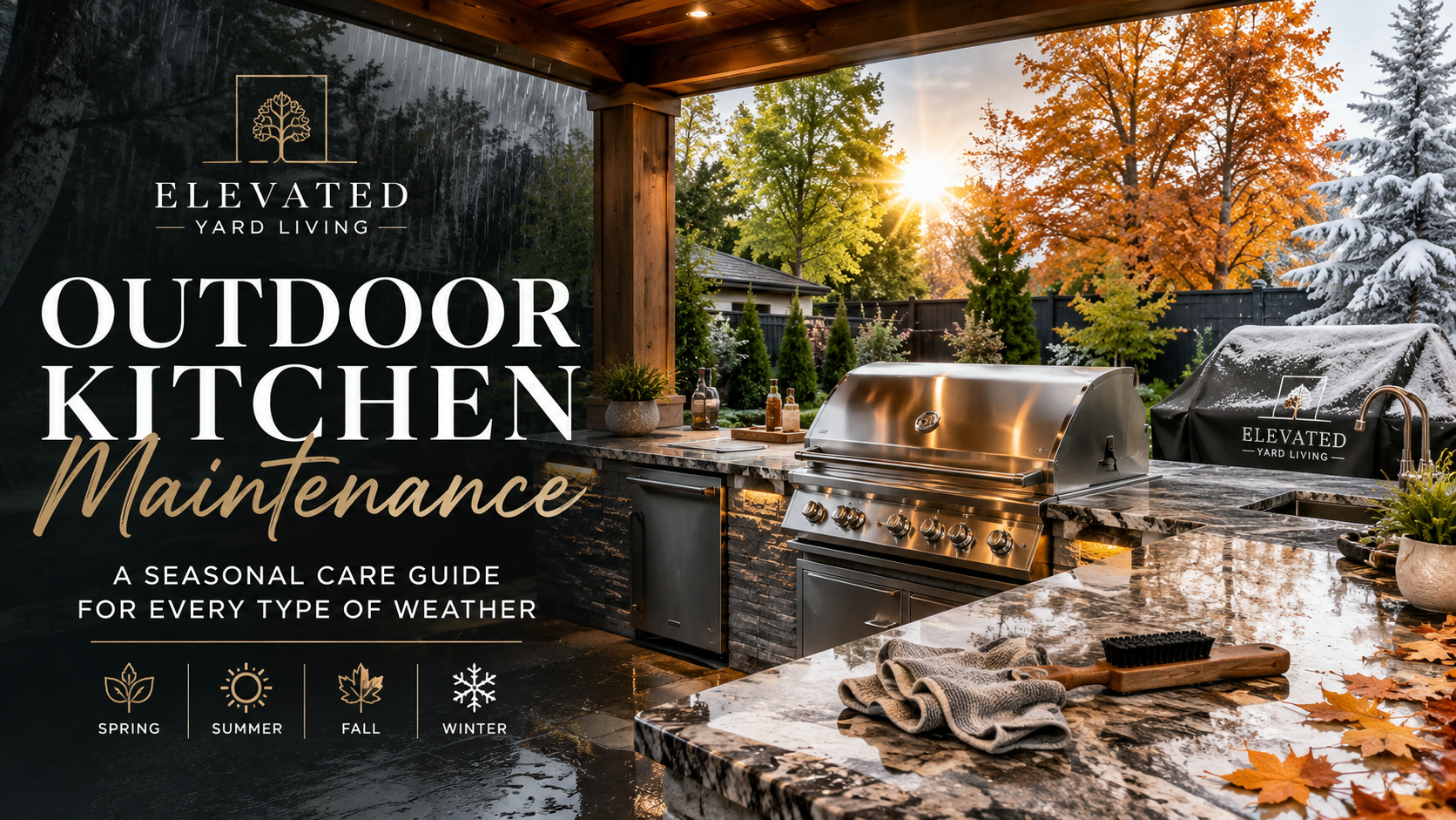 Outdoor Kitchen Maintenance: A Seasonal Care Guide for Every Type of Weather