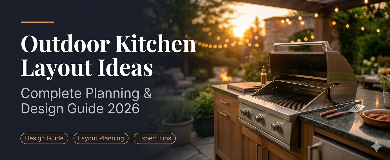 How to Design the Perfect Outdoor Kitchen Layout for Your Backyard