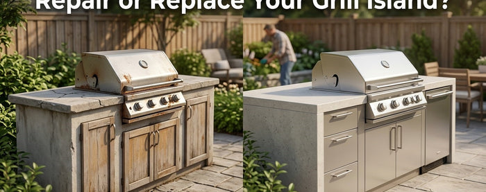 Should You Repair or Replace Your Outdoor Grill Island? Here's How to Decide