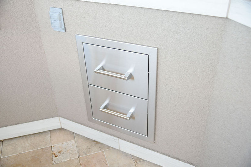 Kokomo Outdoor Kitchen Double Drawer