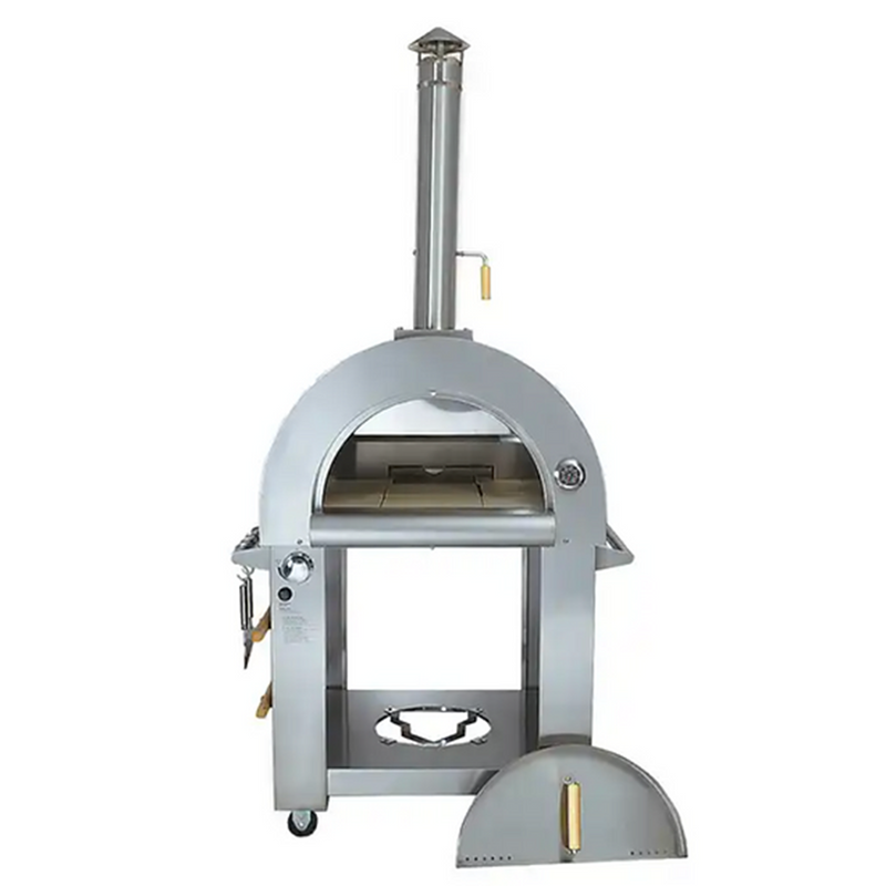 Kokomo Grills 32 Inch Dual Fuel Stainless Steel Pizza Oven