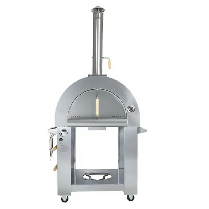 Kokomo Grills 32 Inch Dual Fuel Stainless Steel Pizza Oven
