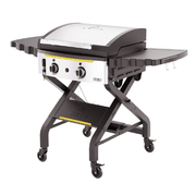 Elite2B outdoor countertop griddle with 480 sq in flat top cooking surface
