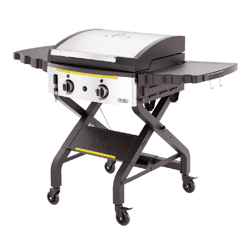 Elite2B outdoor countertop griddle with 480 sq in flat top cooking surface
