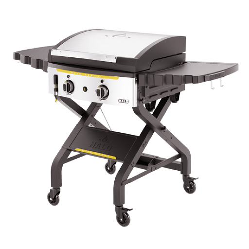 Elite2B outdoor countertop griddle with 480 sq in flat top cooking surface