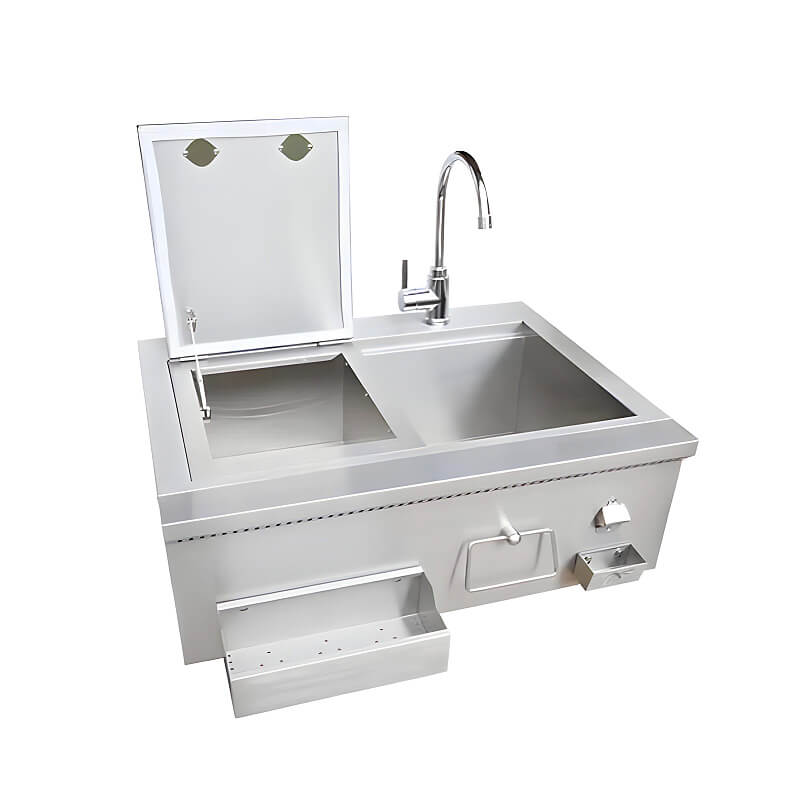 Kokomo 30″ Built-In Bartender Cocktail Station with Sink