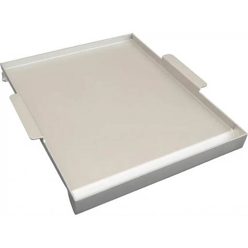 White tray on a white background