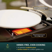Versa 16 outdoor pizza oven reaching 950°F high heat
