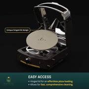 Versa 16 outdoor pizza oven with 16-inch motorized rotating cordierite stone
