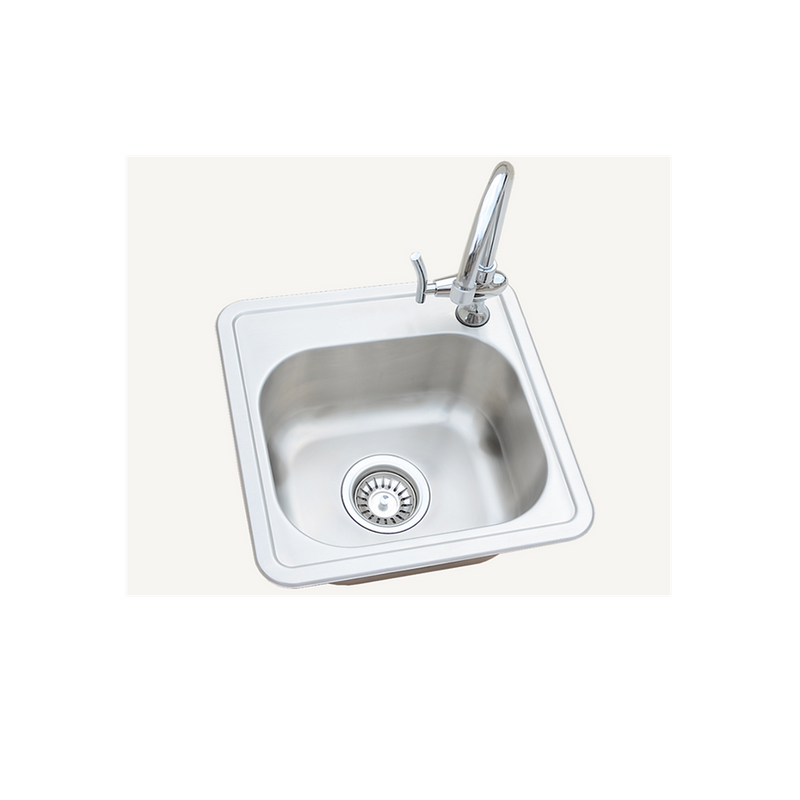 KoKomo 15x15 Outdoor Kitchen Standard Sink