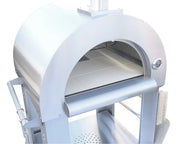 White pizza oven on a white background